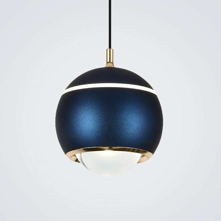 Подвесной светильник L8753-1 BL (металл, цвет синий)