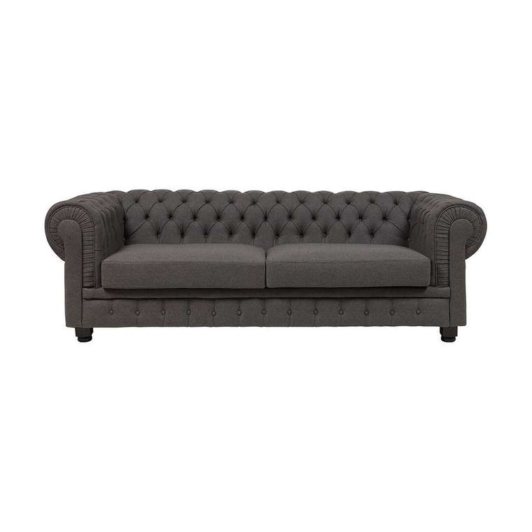 Диван Chesterfield Sir William серый кашемир