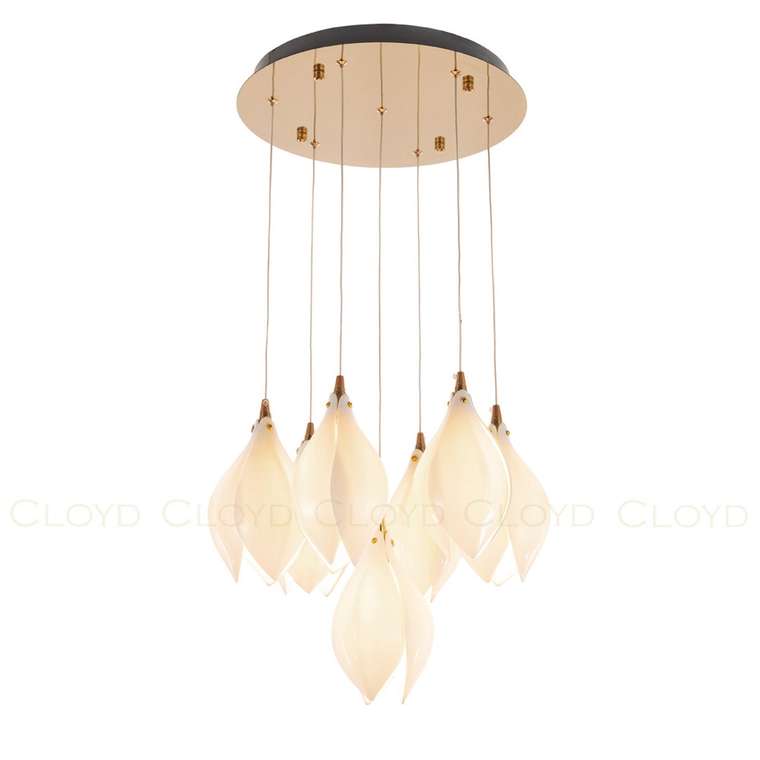 Люстра Cloyd MANGRA C7 / ?39 см - керамика - золото