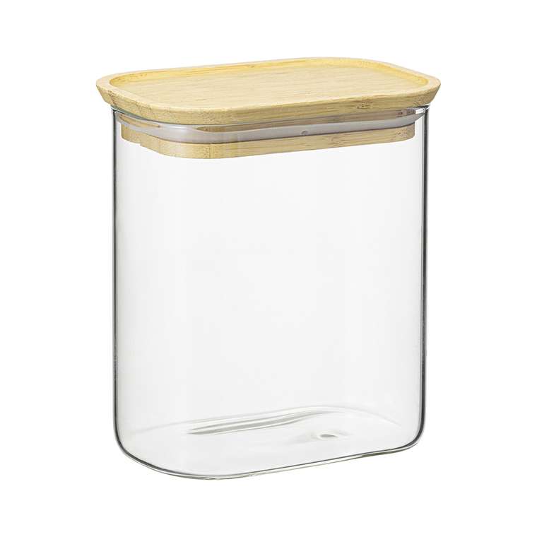 Банка для хранения Glass Bamboo 950 мл