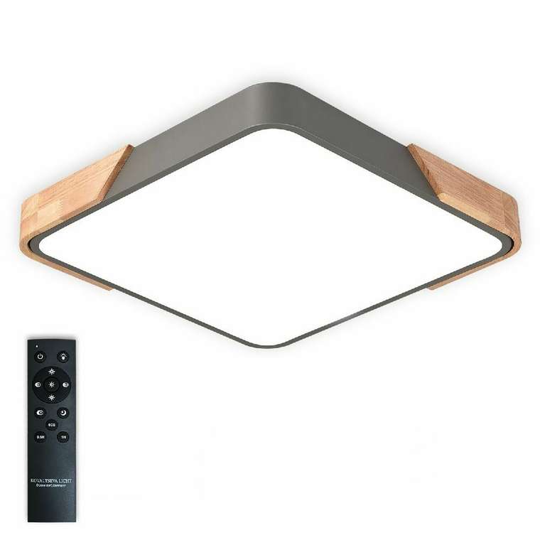 Потолочный светильник Scandinavian LED LAMPS 81412 (пластик, цвет белый)