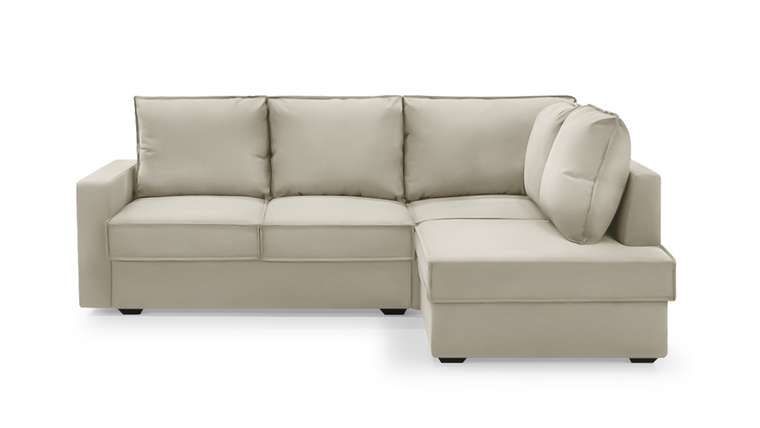 Угловой диван-кровать Колфилд бежевого цвета