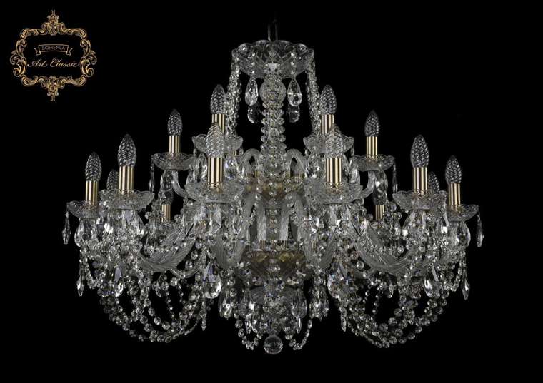 Хрустальная подвесная люстра Art Classic 45241 11.11.12+6.300.2d.Br.Sp подсвечник