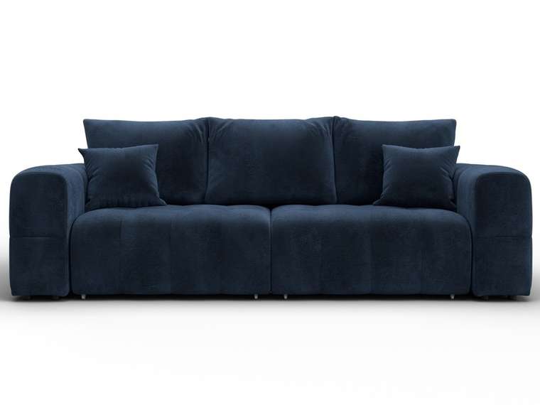 Диван-кровать Лига-110 темно-синего цвета 