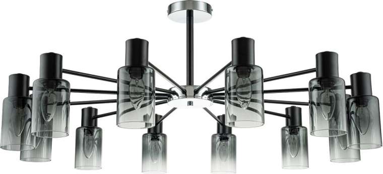 Потолочная люстра на штанге Diversity Escada 2120/12P E14*40W Black