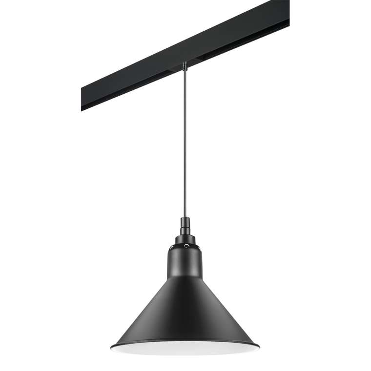 Светильник д/1-фазн трека LOFT 1х40W E14 ЧЕРНЫЙ (765027+595007)
