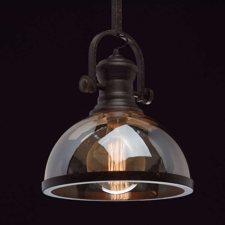 Подвесной светильник Нойвид в стиле индустриальный лофт
