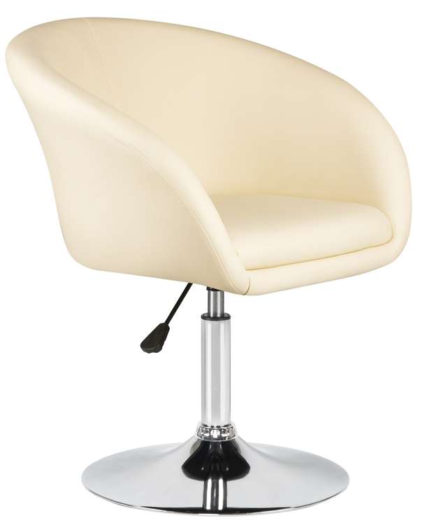 Кресло дизайнерское Edison светло-бежевого цвета
