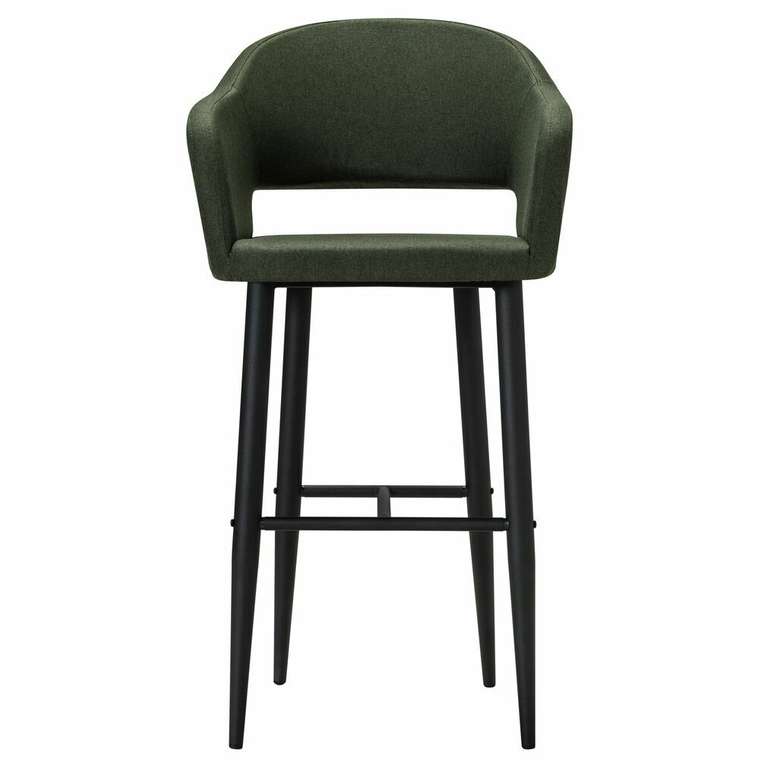 Барный стул Oscar темно-зеленого цвета 