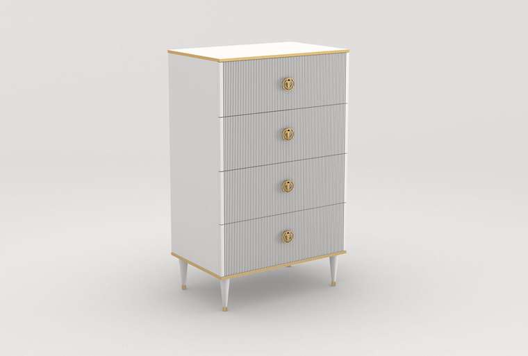 Комод Далли белого цвета