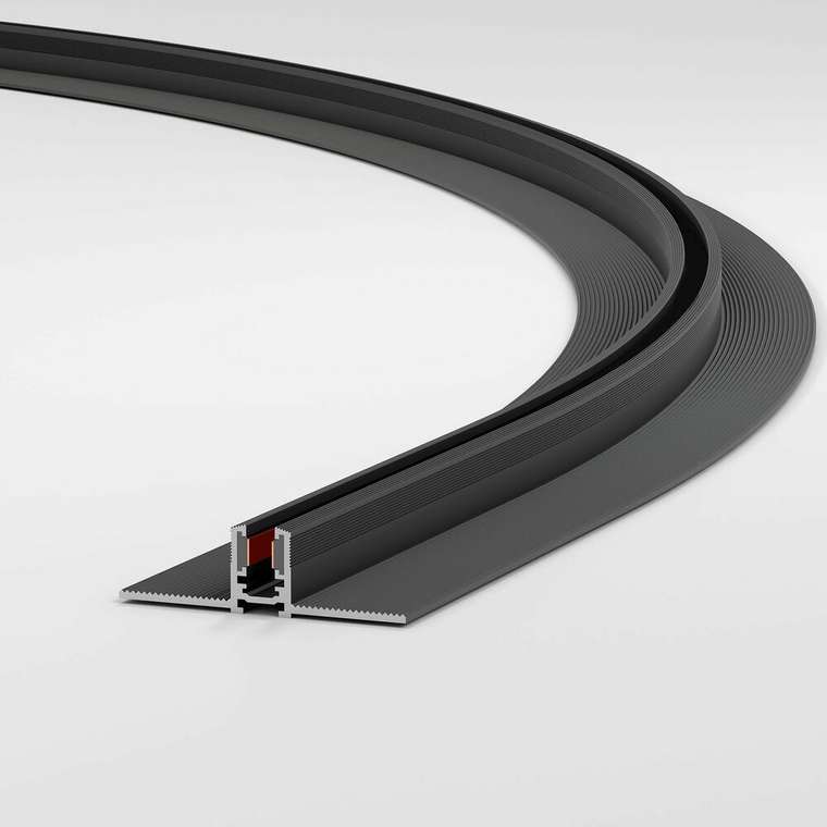 Mini Magnetic Шинопровод под ГКЛ 12,5мм черный ?1200 85221/00