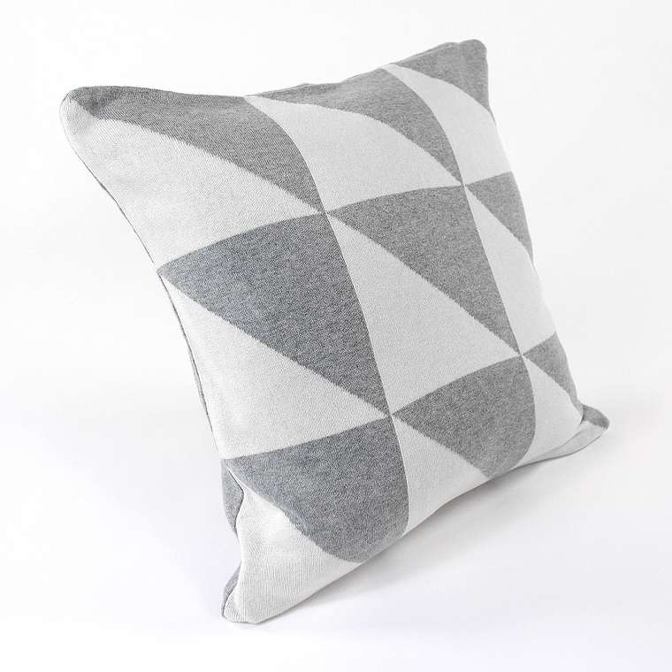 Подушка с орнаментом geometry из хлопка