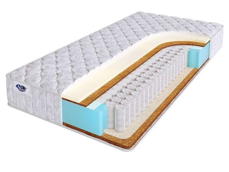 Матрас пружинный Start Heavy 160х200 белого цвета