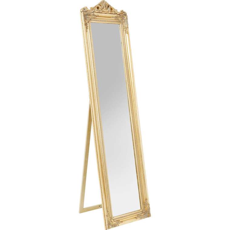 Зеркало напольное Baroque золотого цвета