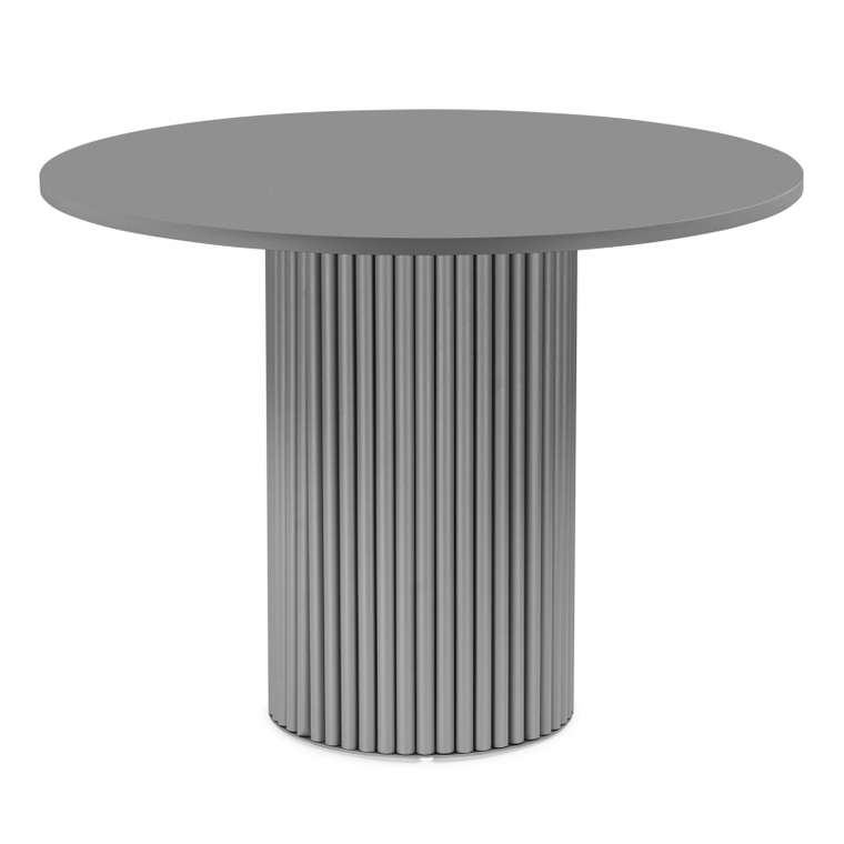 Обеденный стол Барел 89 серого цвета