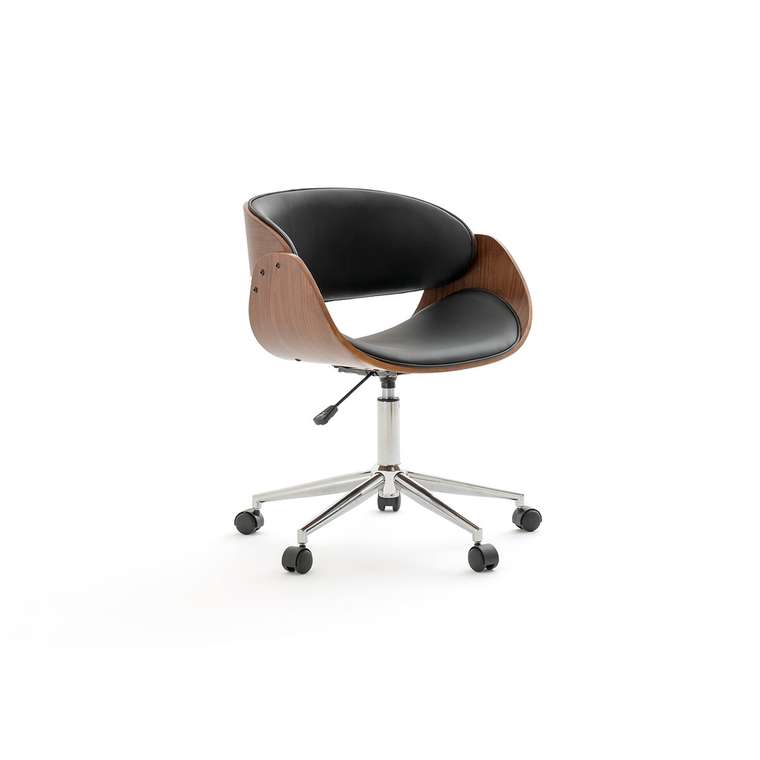 Кресло офисное Zoran черно-коричневого цвета