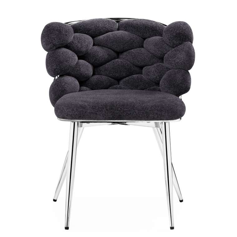 Обеденный стул Rendi серо-серебристого цвета