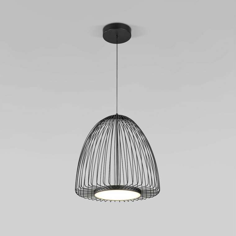 Подвесной светодиодный светильник 40010/1 LED черный Comodita