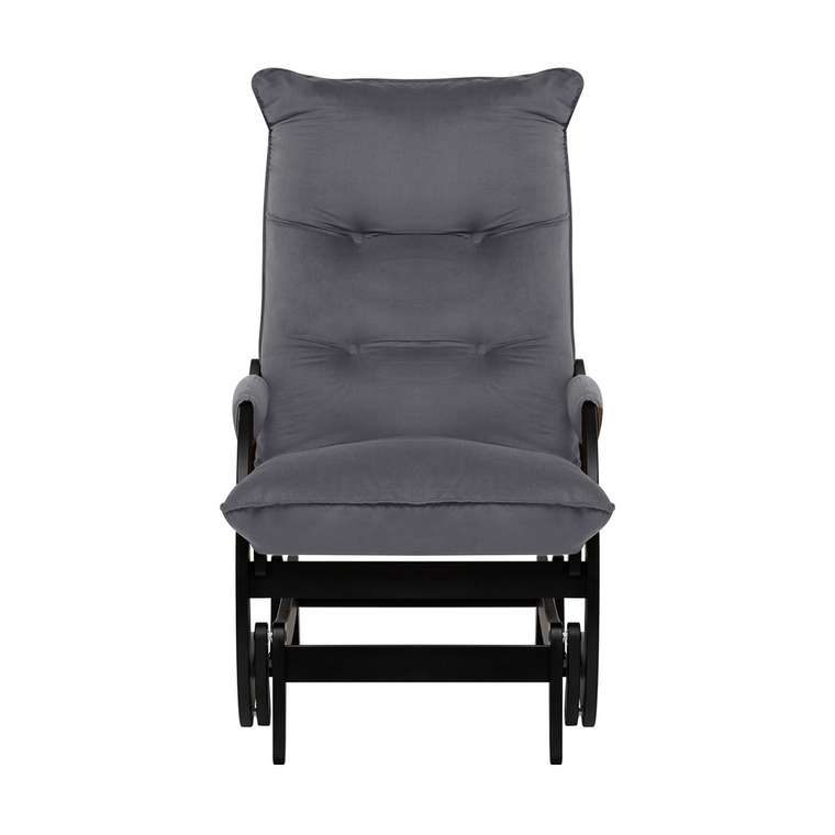 Кресло-маятник Луно серого цвета