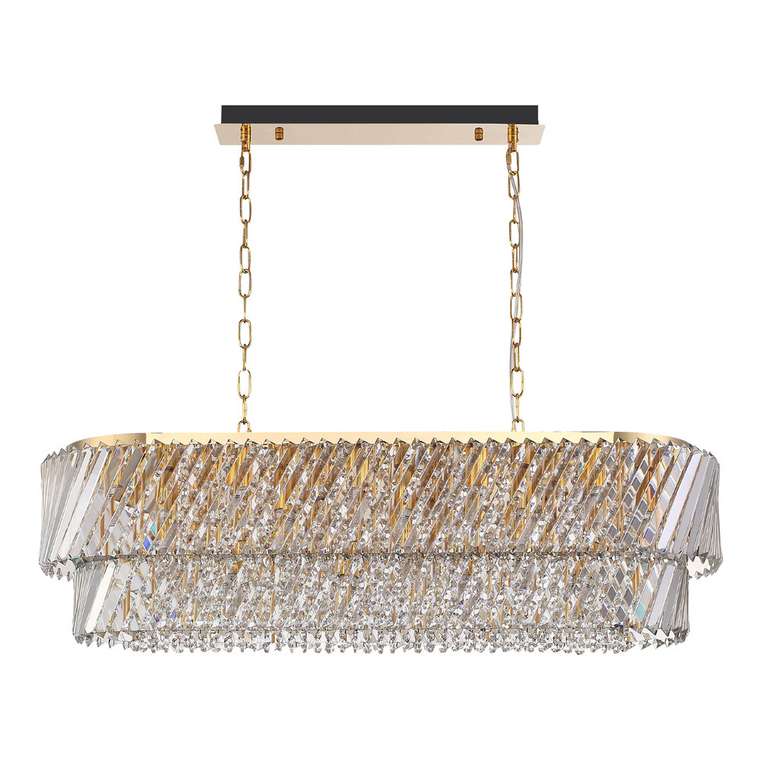Светильник подвесной ST-Luce латунь/прозрачный E14 14*40W RITZ