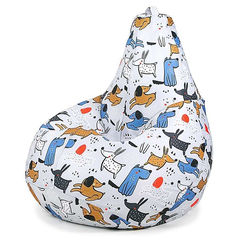 Кресло-мешок груша Веселые собачки ХХL-Миди