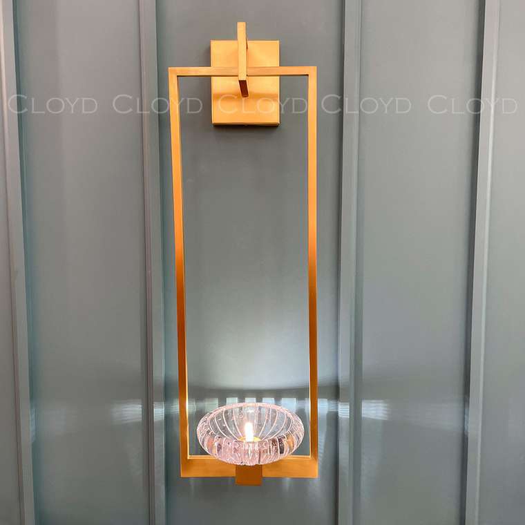 Бра Cloyd BEKAR W1 / выс. 68 см - латунь
