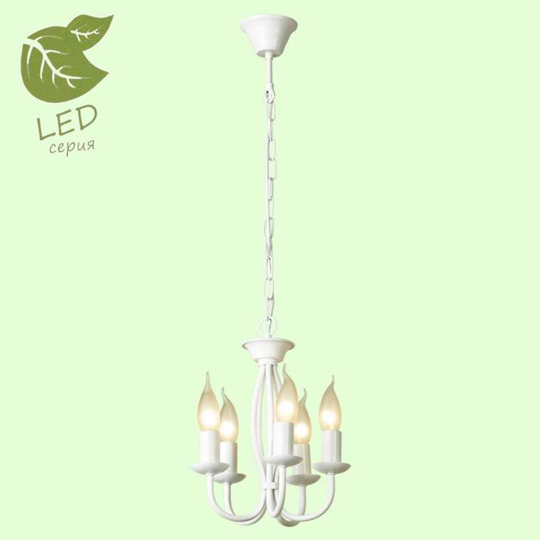 Подвесная люстра IP21 Lussole LGO Congress GRLSP-9912 в виде свечи