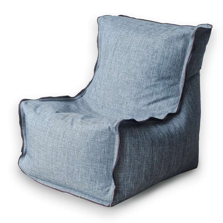 Кресло-мешок Лофт Летний туман светло-серого цвета