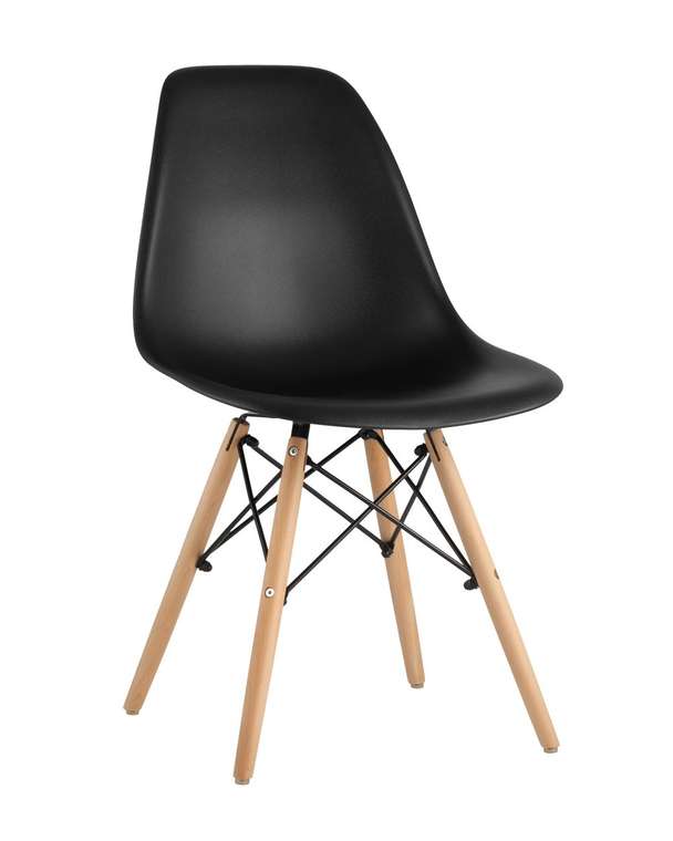 Стул Dsw Eames черного цвета