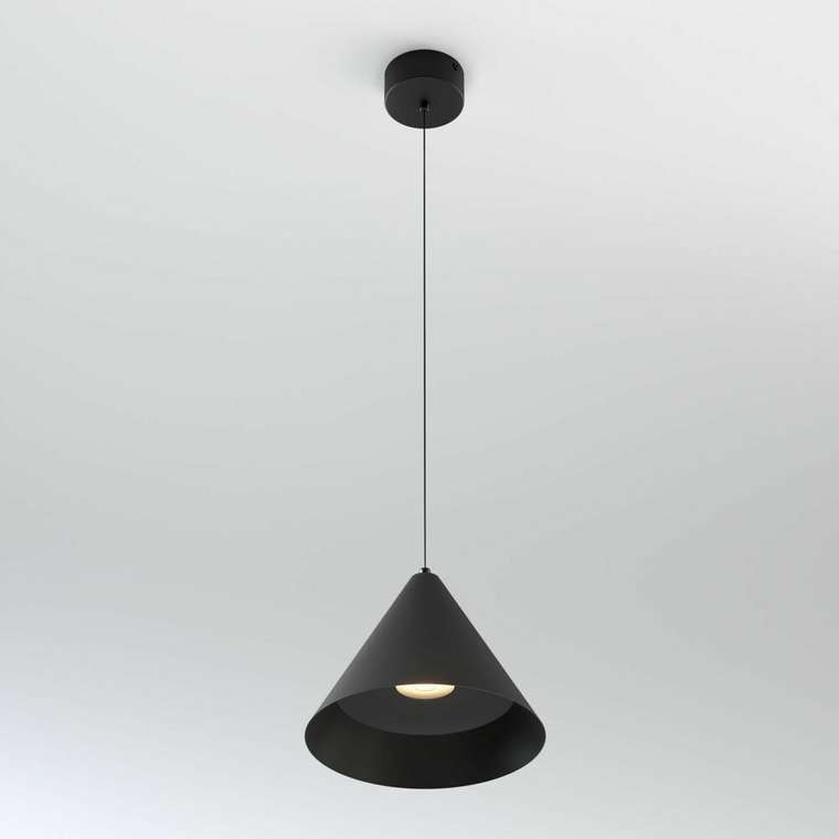 Светильник подвесной светодиодный Conus 13W 4000K черный 50316 LED