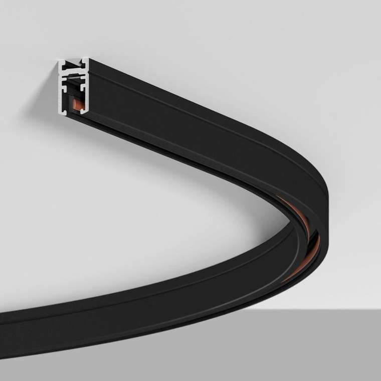 Шинопровод магнитный накладной Arlight MAG-MICROCOSM-TRACK-1115-ARC-R900 (BK) (IP20 Металл) 043248(1)
