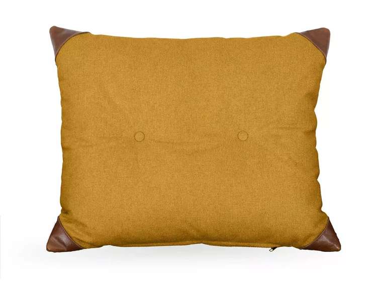 Подушка Chesterfield 60х60 желтого цвета