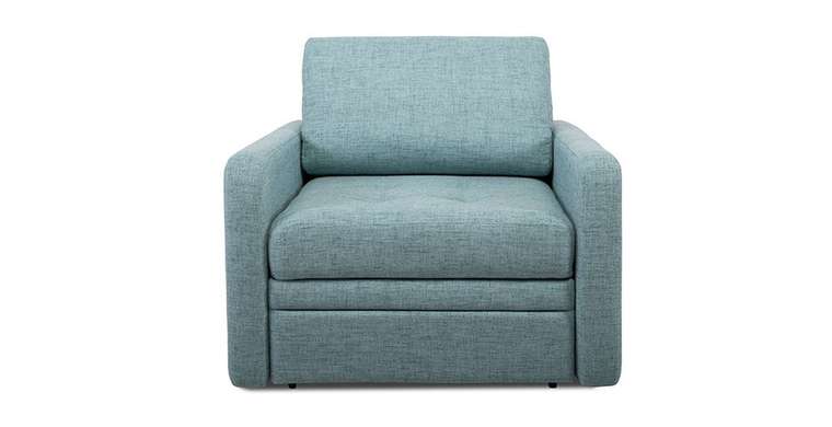 Кресло-кровать Бруно голубого цвета 