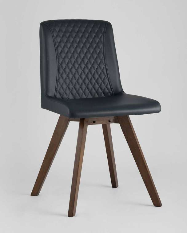 Набор из четырех стульев Marta Pu темно-синего цвета