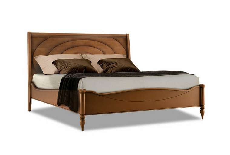 Кровать Офелия 160х200 коричневого цвета без основания