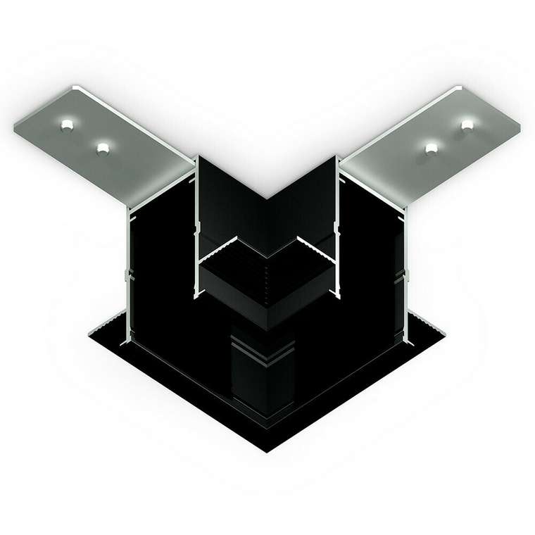 Соединитель угловой Ambrella Magnetic 220V GL1040