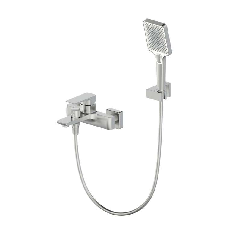 Смеситель для ванны с душем Oliveeka D OL-639003A-BN цвета никель матовый