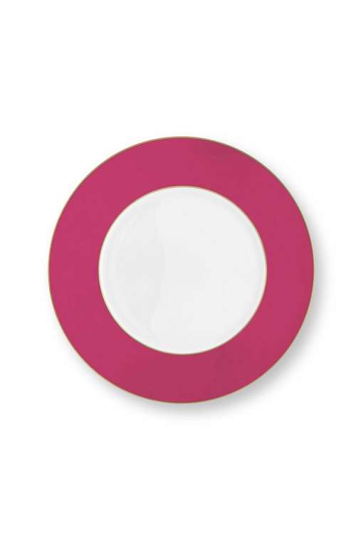 Набор из 2-х тарелок Chique Gold-Pink, D28 см