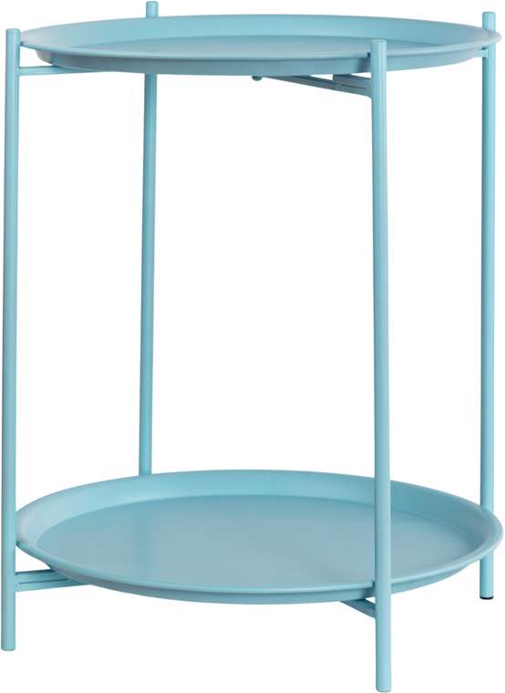 Столик сервировочный голубого цвета