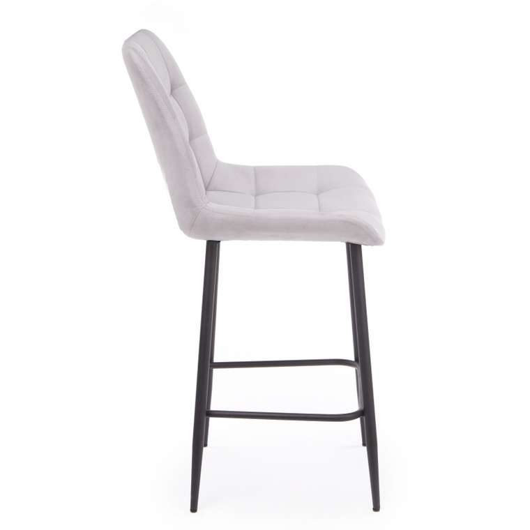 Барный стул Челси светло-серого цвета