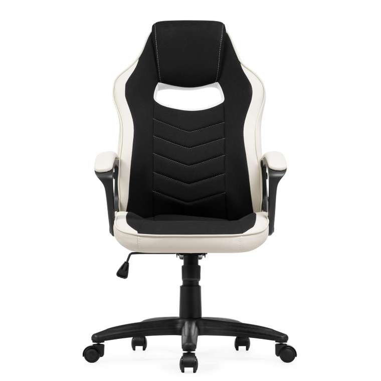 Компьютерное кресло Gamer черно-бежевого цвета