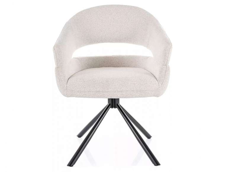 Стул вращающийся Bordo светло-бежевого цвета