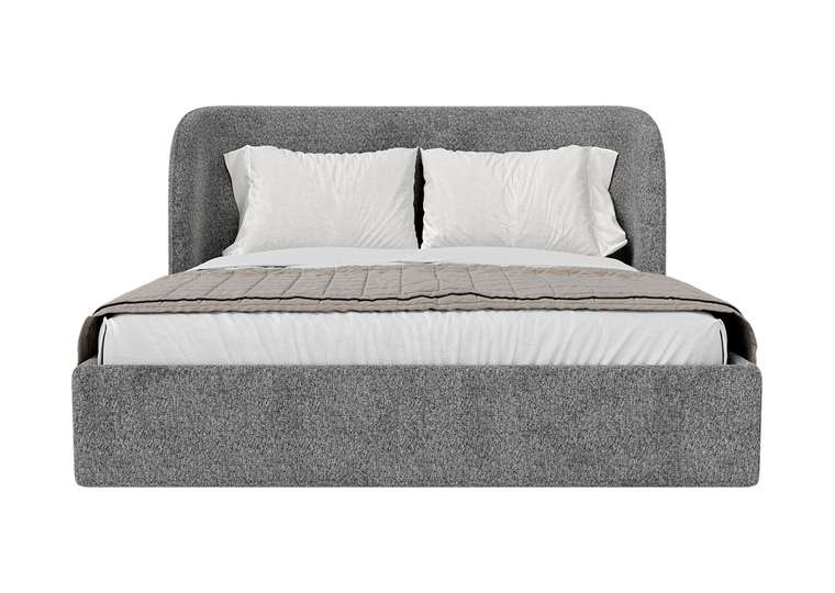 Кровать Classic 160х200 серого цвета с подъемным механизмом