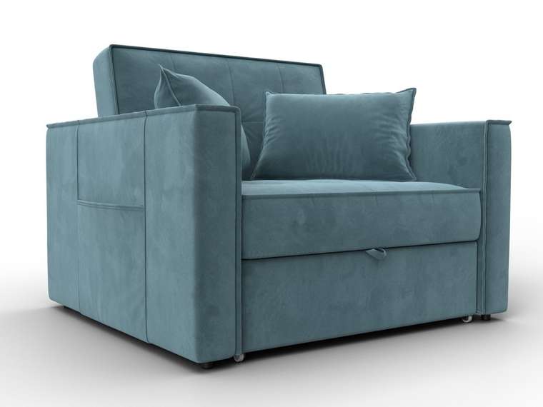 Кресло-кровать Лига-104 бирюзового цвета