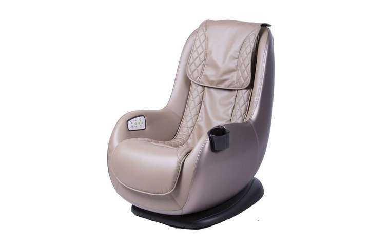 Массажное кресло коричневого цвета