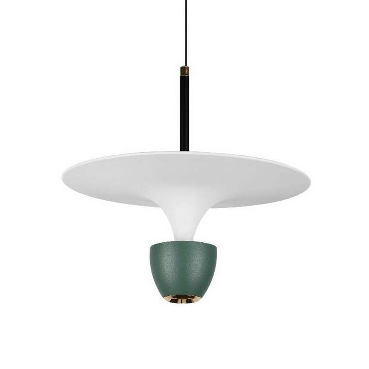 Подвесной светильник L8755-1 GN (металл, цвет зеленый)