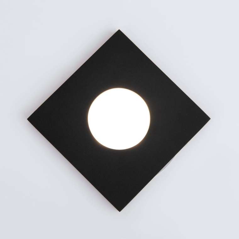 Встраиваемый точечный светильник 126 MR16 черный матовый Flicks