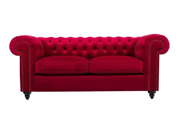 Диван Chester Classic красного цвета