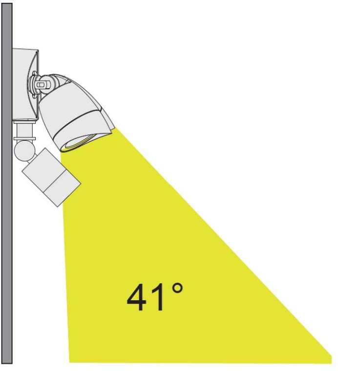 Прожектор уличный IP54 светодиодный с датчиком движения Oasis Light TUBE LED W6219A-PiR Bl