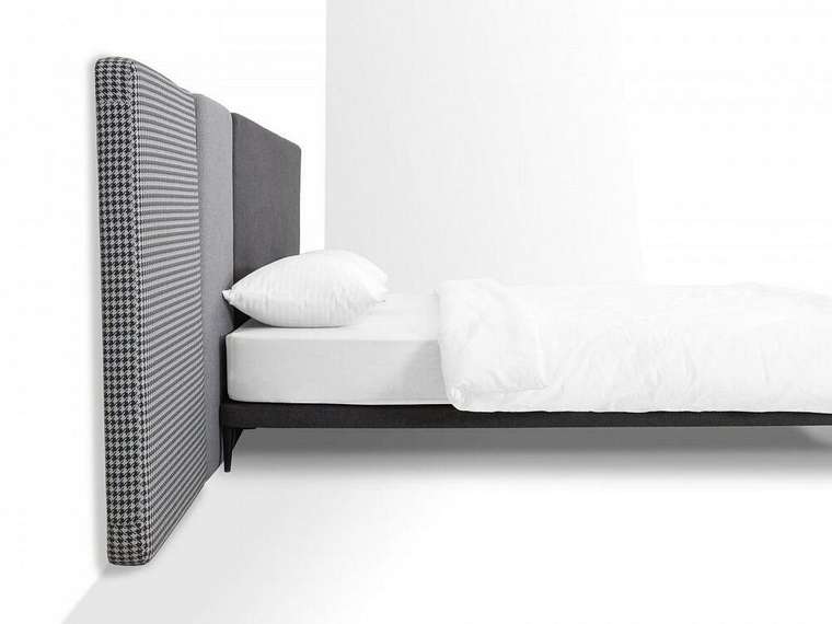 Кровать Licata 140х200 композиция 7 серого цвета